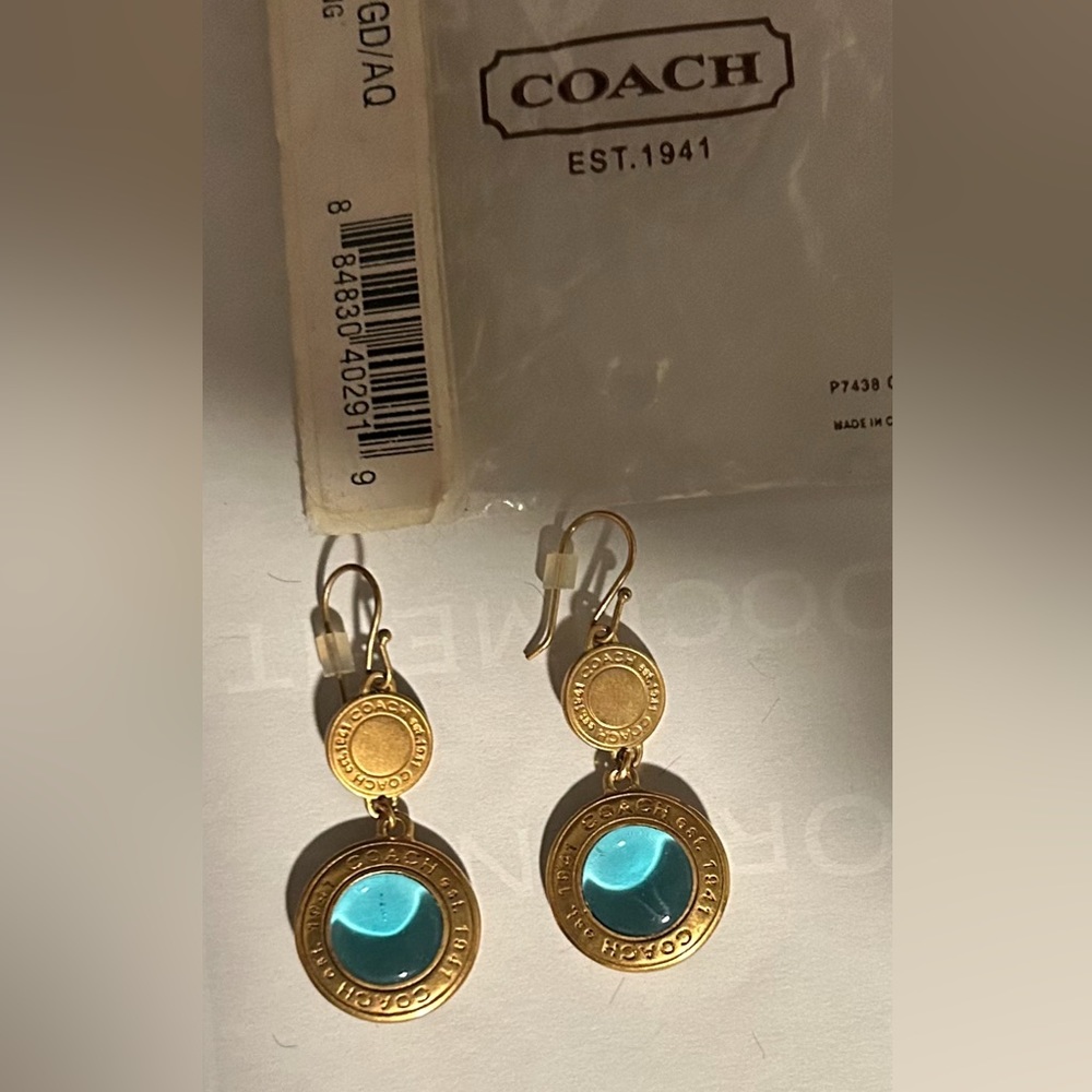 Coach earrings